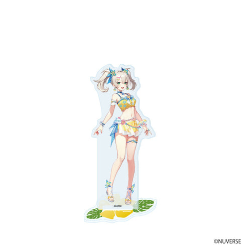 『クリスタル・オブ・アトラン』アクリルスタンド04/衣装・真夏の暇-パペッティア、ブレードメイデン、サイスガード(公式イラスト)